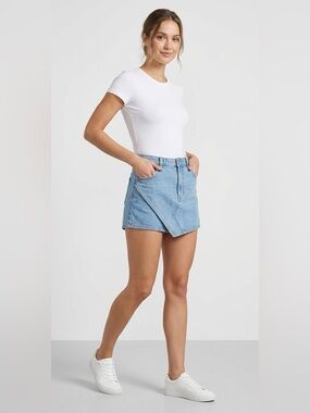 Denim Skort 00-1 Mid-Rise